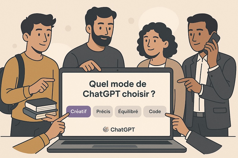 schéma comparatif des modèles ChatGPT 2025